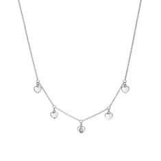 Hot Diamonds Romantična srebrna ogrlica z diamantom Most Loved DN160/DN162 (Dimenzije 40 - 45 cm)