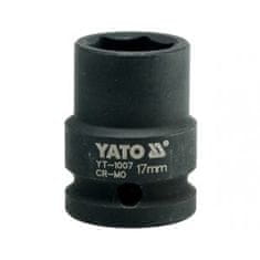 YATO Šestkotna udarna vtičnica 1/2" 17 mm CrMo