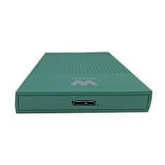 NEW Ohišje za trdi disk Woxter I-Case 230B Zelena USB 3.0