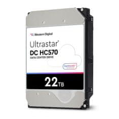 WD Ultrastar disk (HDD), 22TB, SATA 3, 6GB/s, 512MB, 7200 (WUH722222ALE6L4 0F48155)