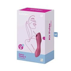 Satisfyer Vibrator za stimulacijo klitorisa Curvy Trinity 3 Red