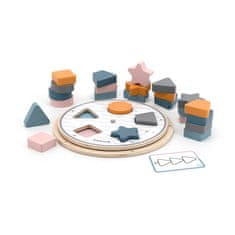 Viga lesena sestavljanka Oblike in barve