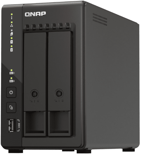 Qnap NAS strežnik za 2 diska, 8GB ram, 2,5Gb mreža (TS-253E-8G)