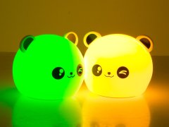 Luniks Otroška nočna lučka panda+ led daljinski upravljalnik