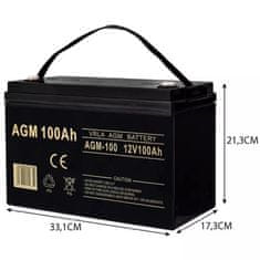Iso Trade Baterija AGM 12V 100AH