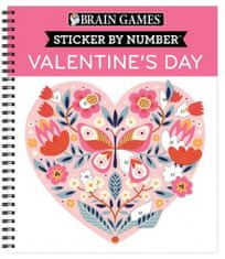 Brain Games - Sticker by Number: Valentine's Day