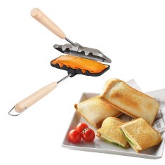 Cool Mango Ročni opekač za sendviče - hotoasty, srebrna/črna