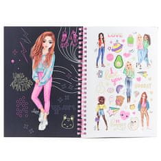 Top Model Pobarvanka | Neon Doodle Book, 3 neonski valji, nalepke