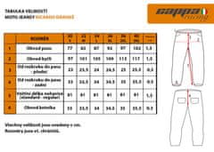 Cappa Racing Džíny moto RICARDO kevlar dámské černé 36/32 - XL