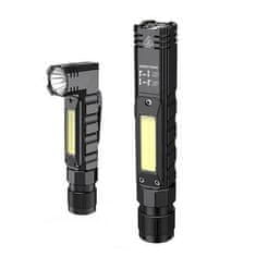 Supfire G19 Kombinirana LED svetilka in LED čelna svetilka 500lm, USB, Li-ion