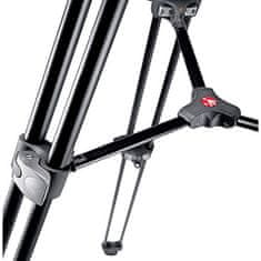 Manfrotto 502 fluid video glava & MVT502AM alu twin leg stojalo (MVK502AM-1) + DARILO nosilec za telefon (MTWISTGRIPK)