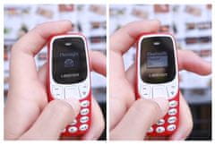 Kompetentnost Mini telefon Rdeča