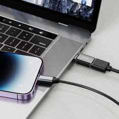 Tech-protect Ultraboost adapter Lightning / USB OTG, črna