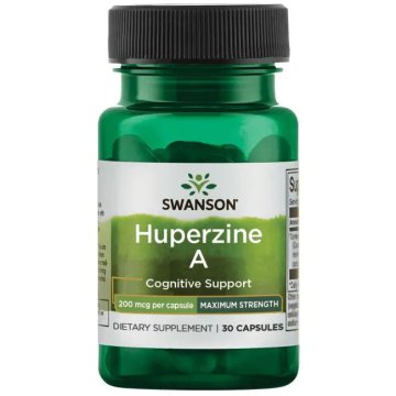Swanson Huperzin A, 200 mcg, 30 kapsul