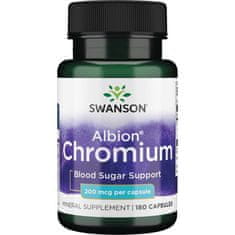 Swanson Chromium Chelated, 200 mcg, 180 kapsul