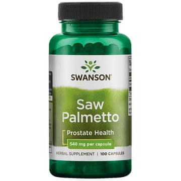 Swanson Saw Palmetto (Serenoa Creeping), 540 mg, 100 kapsul