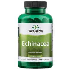 Swanson Echinacea (vijolična storžka), 400 mg, 100 kapsul