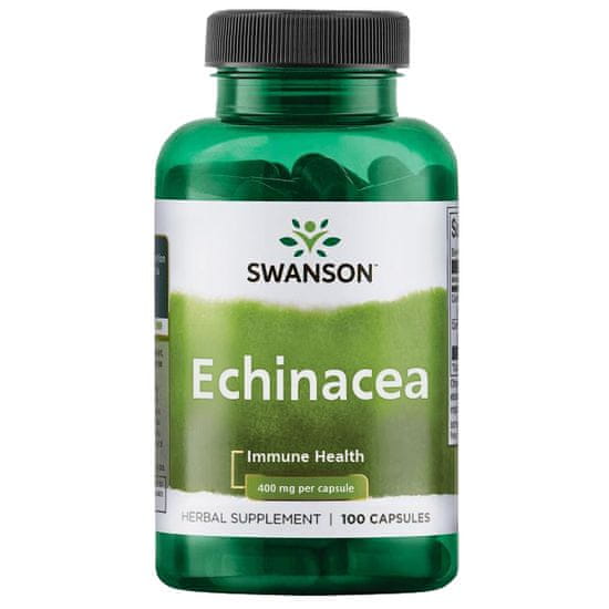 Swanson Echinacea (vijolična storžka), 400 mg, 100 kapsul