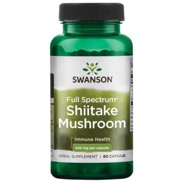 Swanson Shiitake Mushroom, 60 kapsul