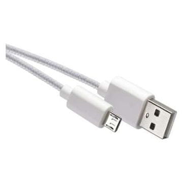 Emos USB-kabel SM7006W USB 2.0 A/M - micro B/M, 1m, white