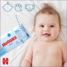 Huggies HUGGIES Single Pure vlažni robčki 56 kosov