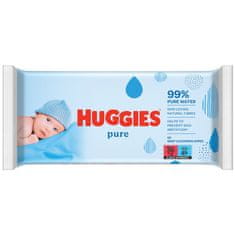 Huggies HUGGIES Single Pure vlažni robčki 56 kosov