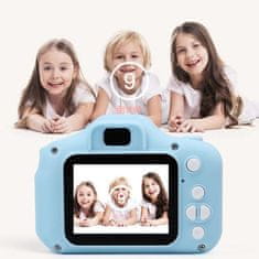 Cool Mango Digitalna foto in video kamera za otroke, fotoaparat spodbuja ustvarjalnost in zabavo pri najmlajšnih uporabnikih, zabavna fotoozadja in okvirji, igre, za ustvarjalnost, nebeško modra - Camera