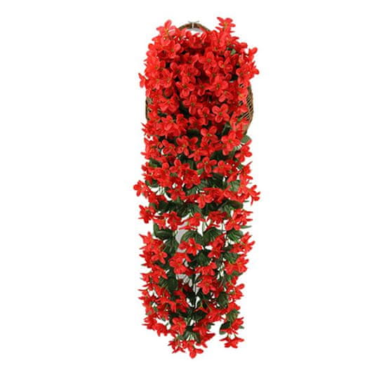 Cool Mango Umetna cvetlična viseča rastlina, za zunanjo in notranjo uporabo, viseča roža, 80 cm - Hangyplant