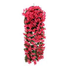 Cool Mango Umetna cvetlična viseča rastlina, za zunanjo in notranjo uporabo, viseča roža, 80 cm - Hangyplant, Vijolična
