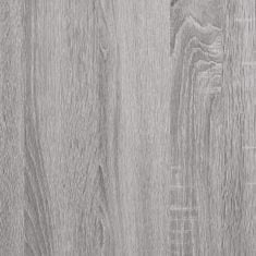 Greatstore Konzolna mizica siva sonoma 180x29x75 cm inženirski les