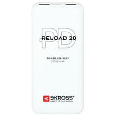 Skross Reload 20 PD polnilna baterija, 20000mAh, USB A+C, bela (DN57-PD)