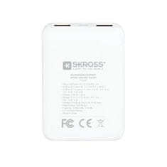 Skross Reload 10 PD polnilna baterija, Qi PD, 10000mAh, USB A+C, bela (DN56W-PD)