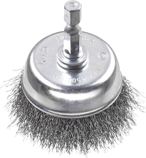 KWB lončasta ščetka za vrtalnik, 75 mm, HSS žica (49606310)