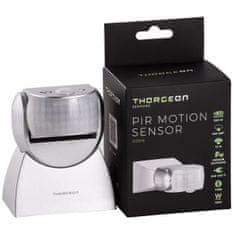 THORGEON Senzor gibanja 02013 PIR 180° 12m IP65 srebrn