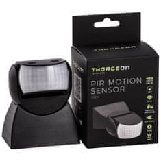 THORGEON Senzor gibanja 02016 PIR 180° 12m /12m IP65 črn