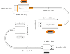 J5CREATE ScreenCast kabel, HDMI, bel (JVAW56)