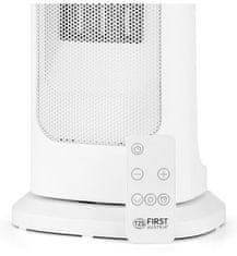 First Austria T-5565-4 stoječ keramični grelec, z upravljalcem, 2000 W, bel