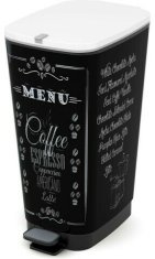 Kis Koš za odpadke Chic Bin L - Coffee Menu, 60L