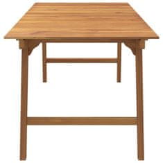 shumee Vrtna miza 200x90x75 cm trden akacijev les