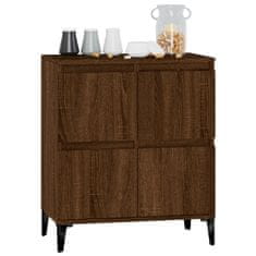 Vidaxl Komoda rjav hrast 60x35x70 cm inženirski les
