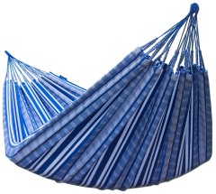 Potenza Viseča mreža kolumbijska PEREIRA FAMILY 280×180 cm, bela/modra
