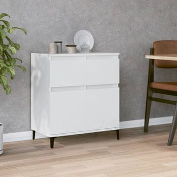 Vidaxl vidaXL Predalnik, bel, 60x35x70 cm, material na osnovi lesa