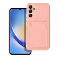 FORCELL Card Case ovitek, Samsung Galaxy A34 5G, rožnat