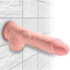 Pipedream Dildo z modi "King Cock Plus Triple Density" - 25 cm (R545538)