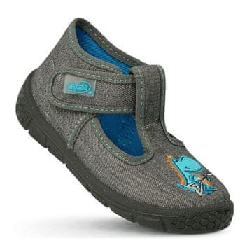 Befado Copati čevlji za doma grafitna 22 EU Honey