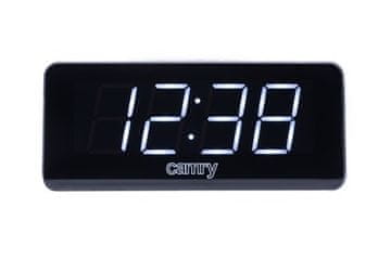 Camry Digitalna budilka Camry CR 1156 z LED zaslonom, FM radijem in funkcijo dremeža v črni in sivi barvi