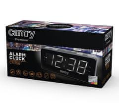 Camry Digitalna budilka Camry CR 1156 z LED zaslonom, FM radijem in funkcijo dremeža v črni in sivi barvi