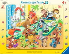 Ravensburger Puzzle Animal Kindergarten 24 kosov