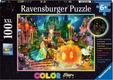 Ravensburger Svetleča sestavljanka Pepelka XXL 100 kosov