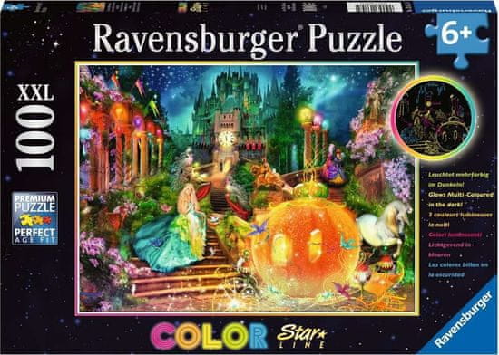 Ravensburger Svetleča sestavljanka Pepelka XXL 100 kosov